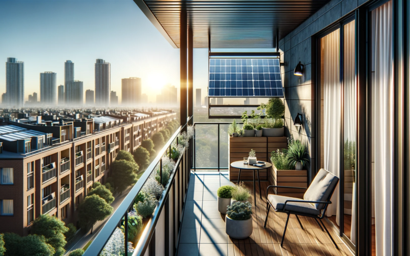 fotovoltaika na balkóně