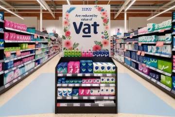 Menstruační chudoba: Tesco snižuje ceny hygienických potřeb