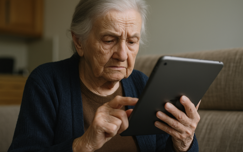 digitální vyloučení seniorů